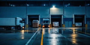 Emergency 24-hour freight recovery trucks staged for immediate cargo response.