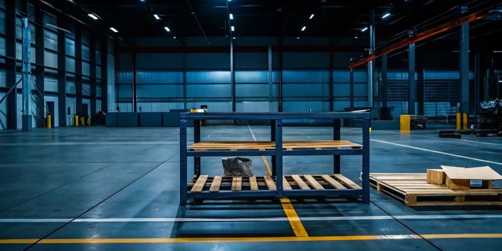 Broken pallets that require rework from a service near me.