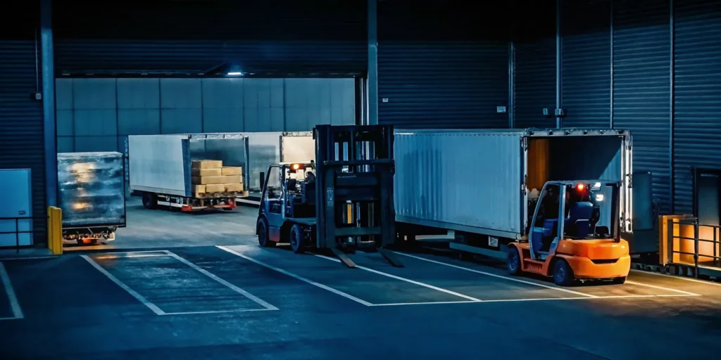 Distressed freight recovery with cross-docking and temporary warehouse staging